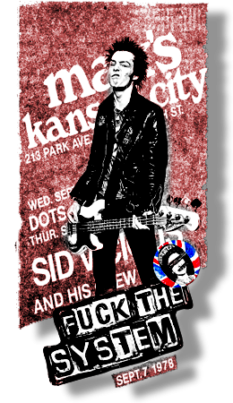 Hier steht ein Bild von Sid Vicious